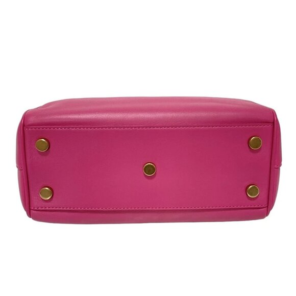 SAINT LAURENT PARIS Baby Duffle Pink Leather - Handbag 575-072125 - Picture 4 of 9